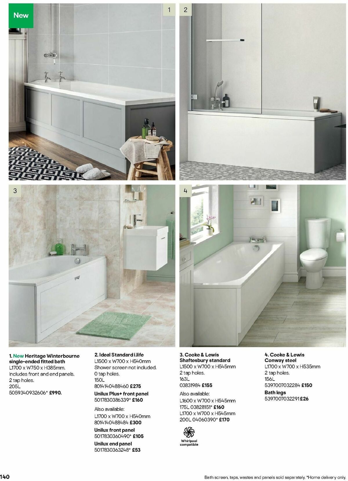 B&Q Bathrooms Offers from 1 July
