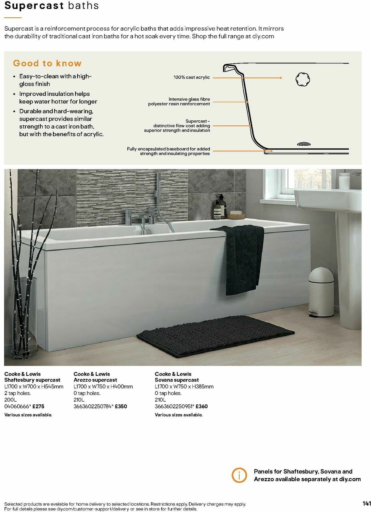 B&Q Bathrooms Offers from 1 July