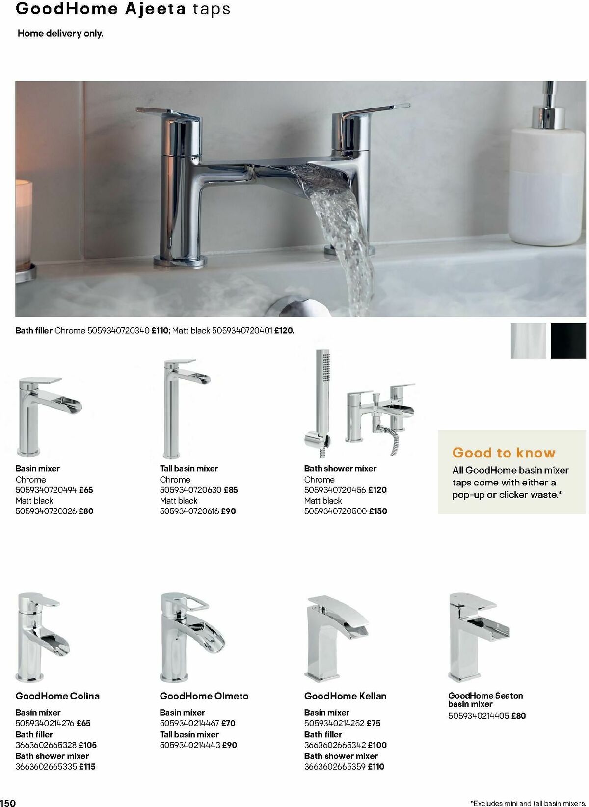 B&Q Bathrooms Offers from 1 July