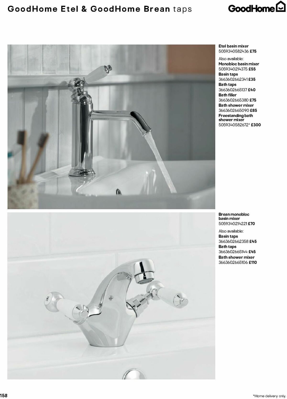 B&Q Bathrooms Offers from 1 July