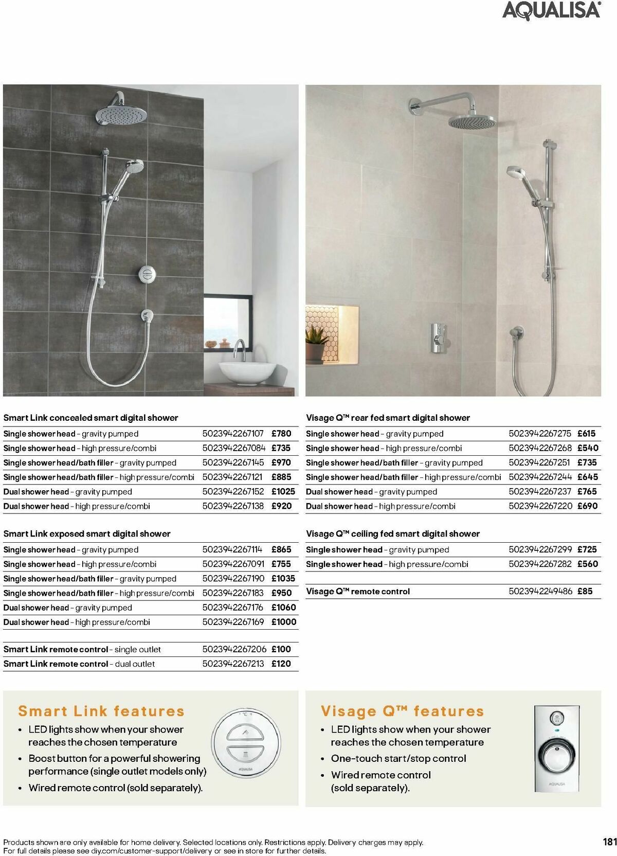 B&Q Bathrooms Offers from 1 July