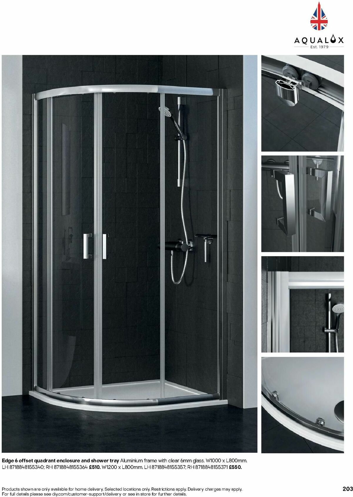 B&Q Bathrooms Offers from 1 July