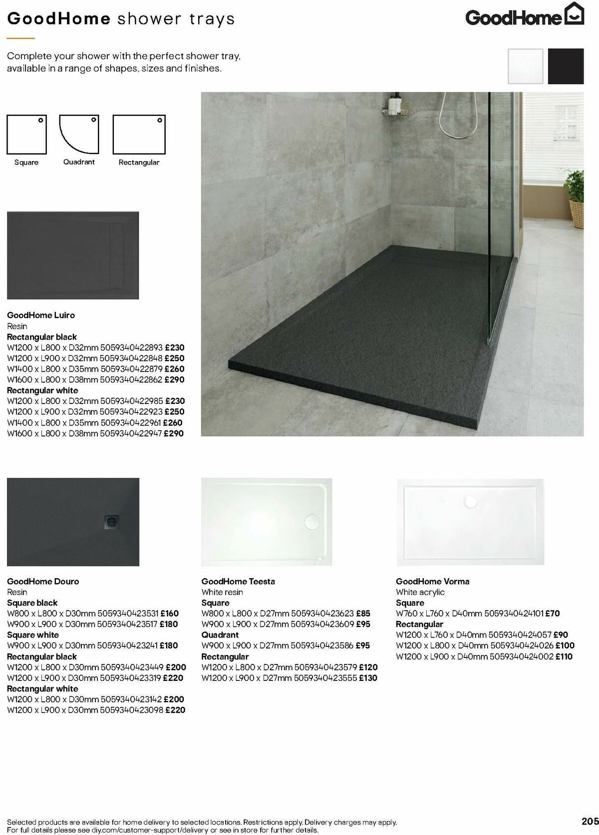 B&Q Bathrooms Offers from 1 July