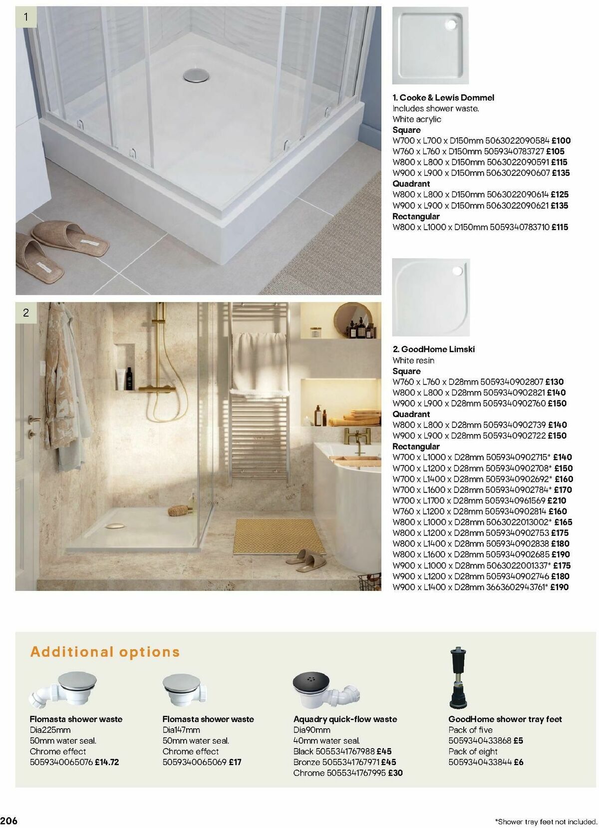 B&Q Bathrooms Offers from 1 July