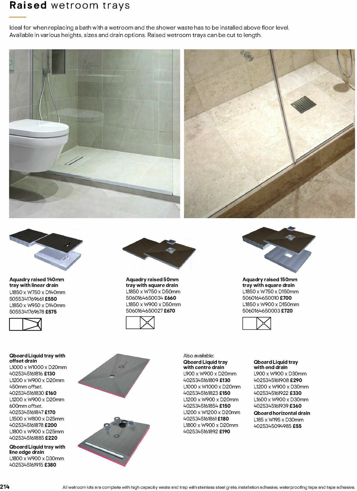 B&Q Bathrooms Offers from 1 July