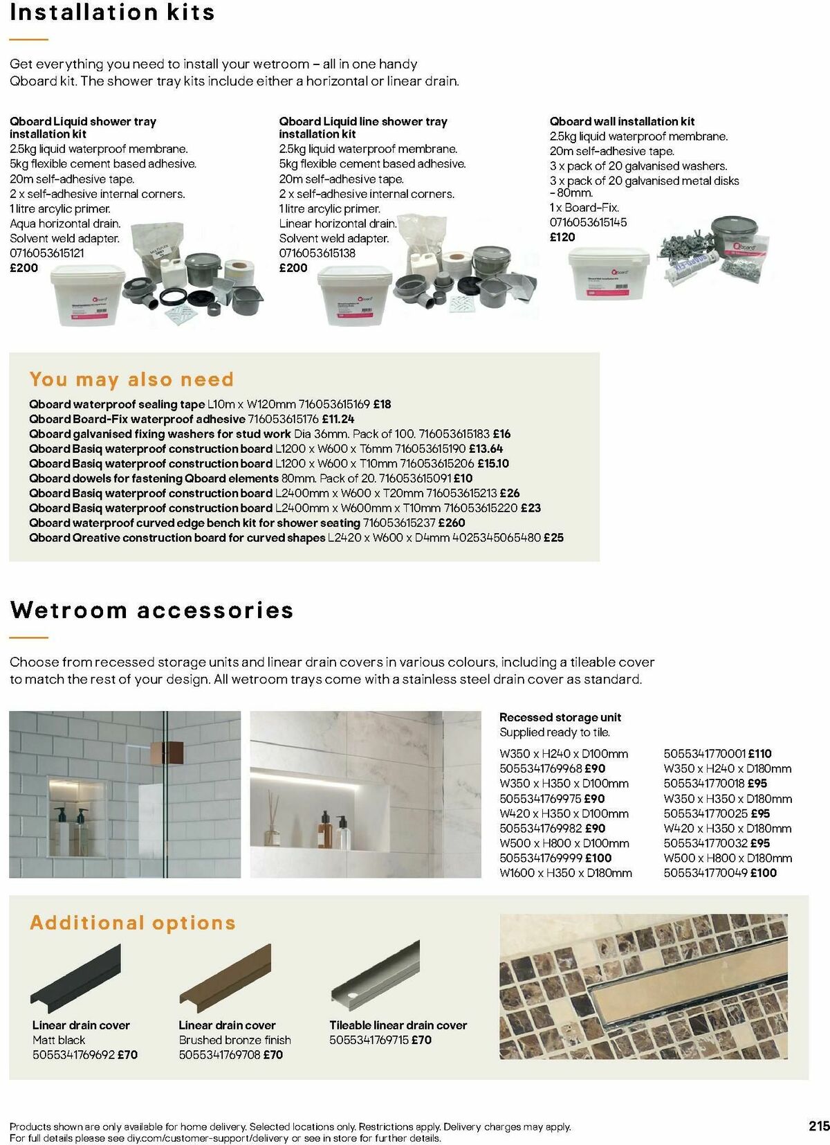 B&Q Bathrooms Offers from 1 July