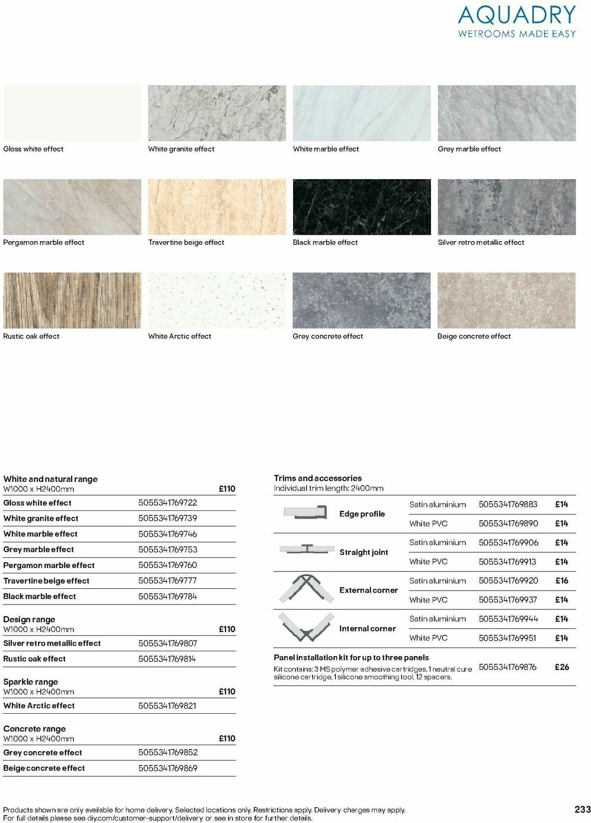 B&Q Bathrooms Offers from 1 July