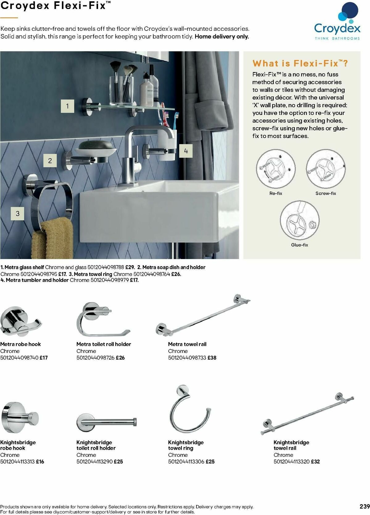 B&Q Bathrooms Offers from 1 July