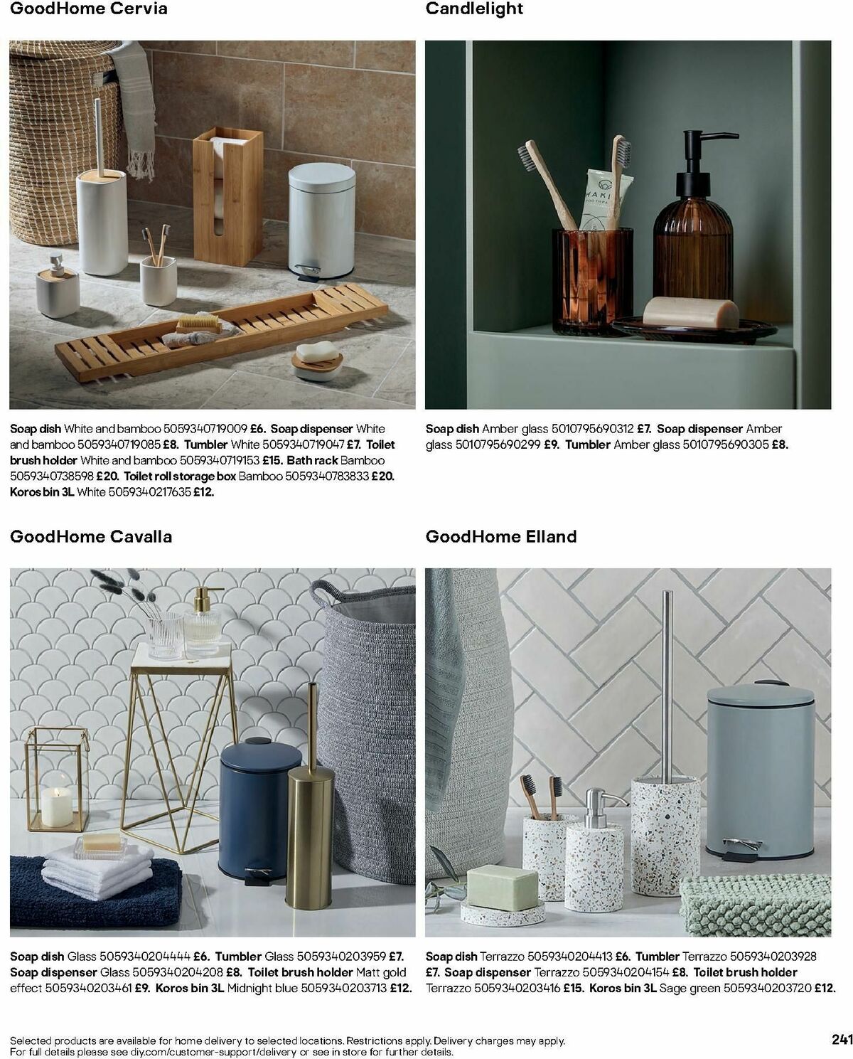 B&Q Bathrooms Offers from 1 July