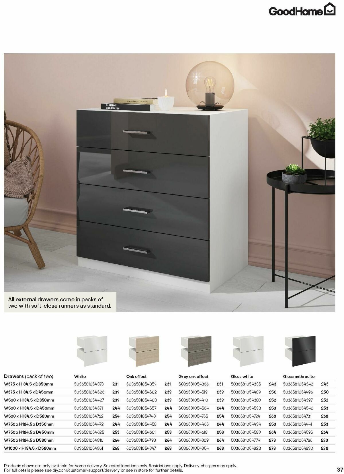 B&Q Furniture & Storage Offers from 8 December