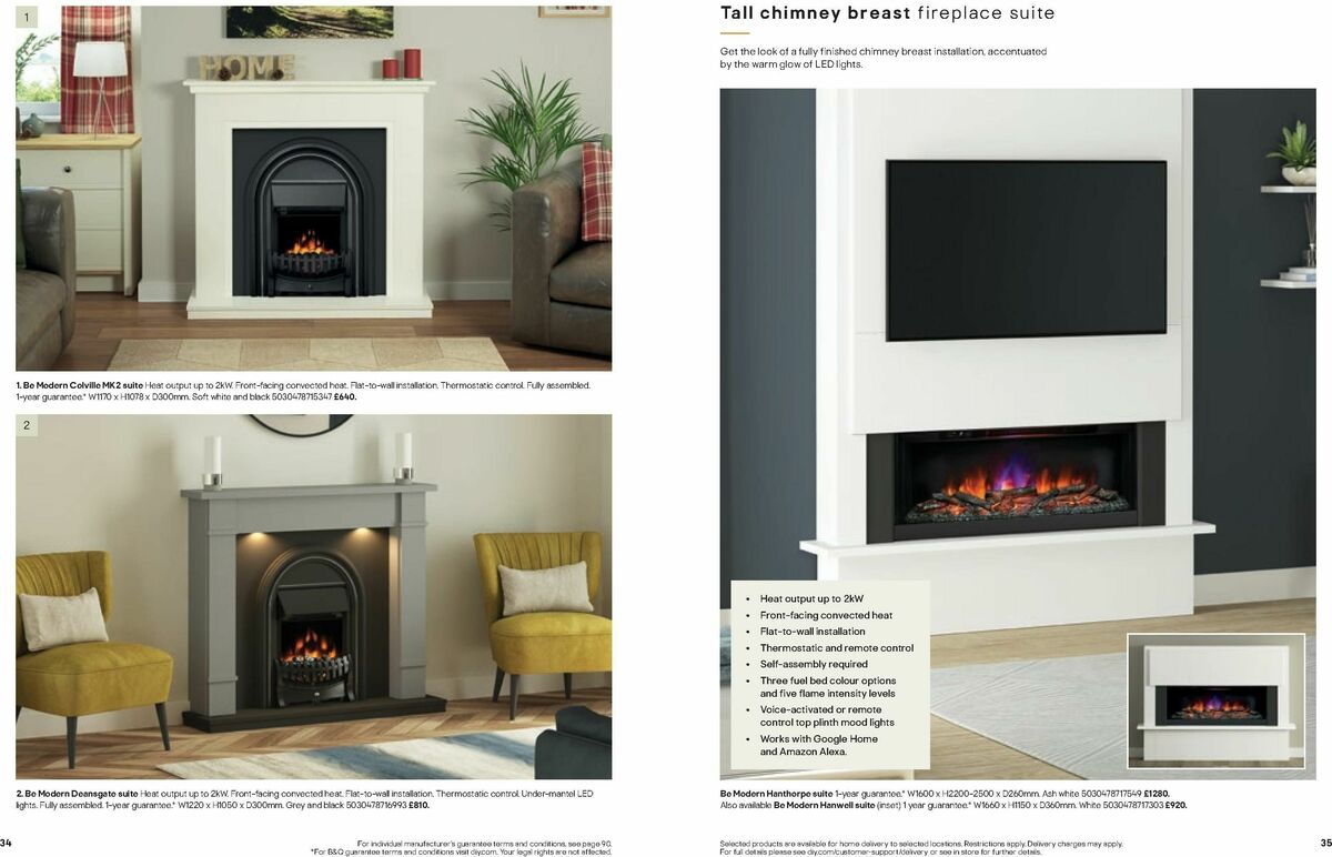 B&Q Fires Offers from 6 December