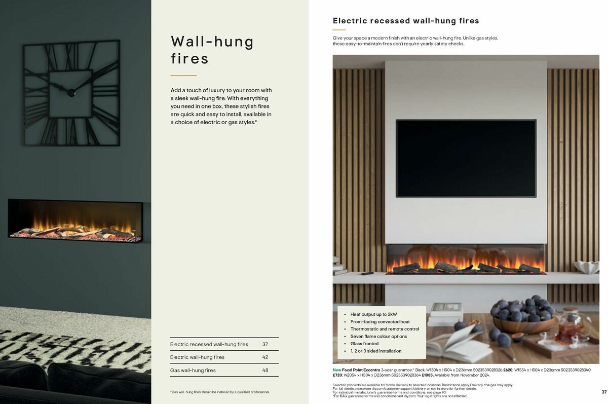 B&Q Fires Offers from 6 December