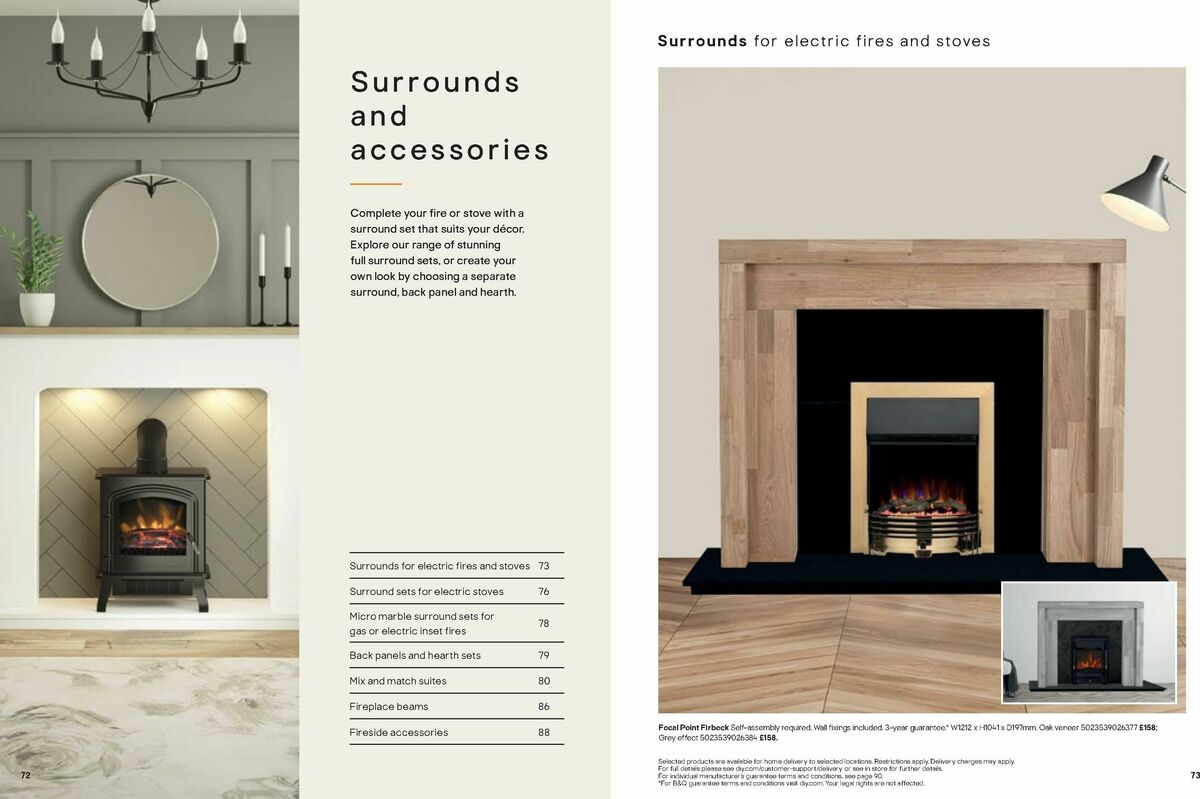 B&Q Fires Offers from 6 December