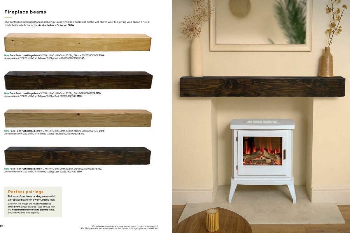 B&Q Fires Offers from 6 December