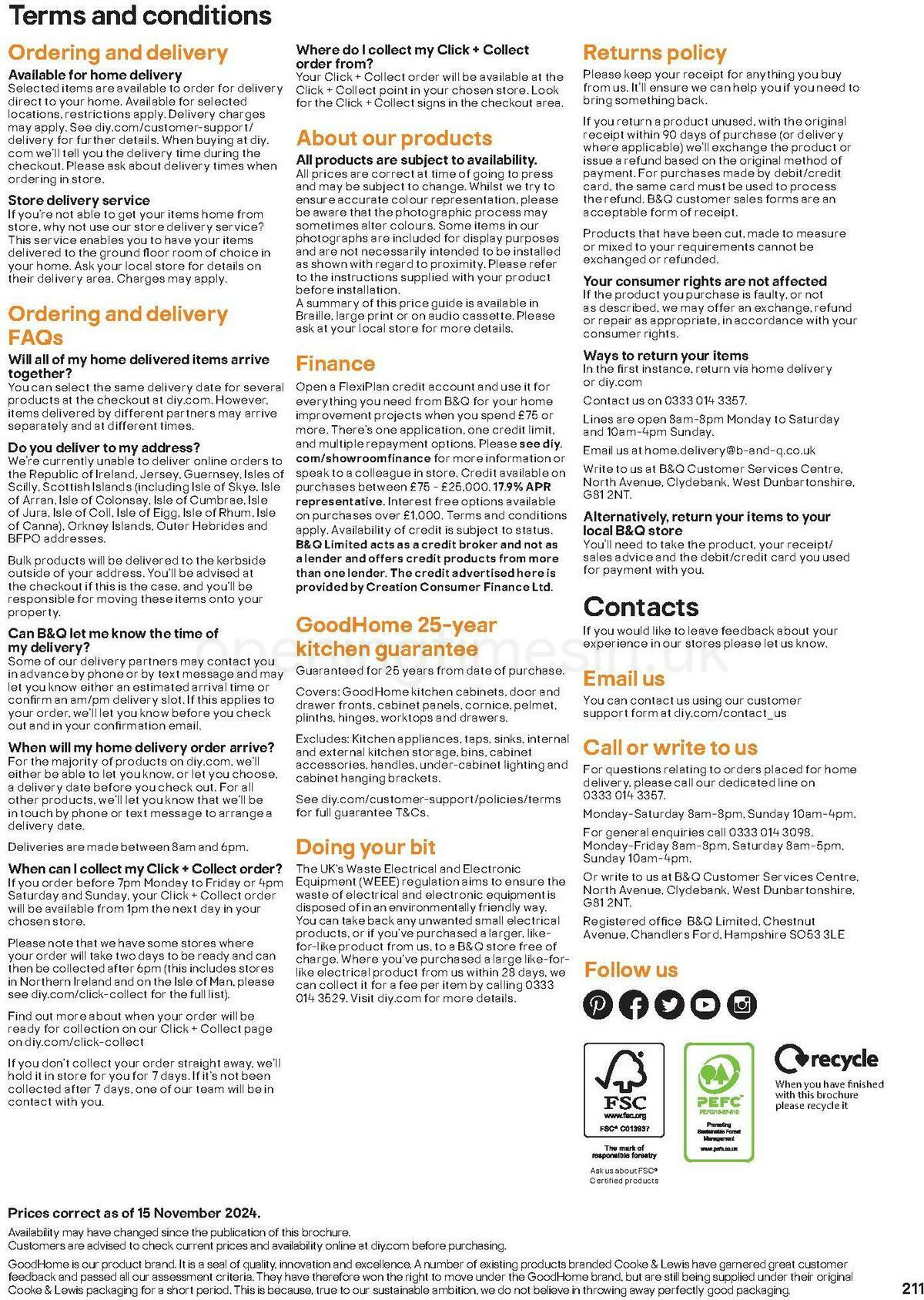 B&Q Kitchens Offers from 10 January