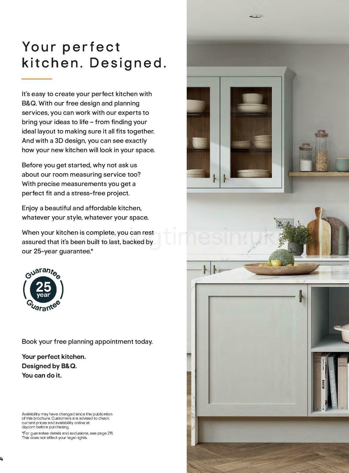 B&Q Kitchens Offers from 10 January