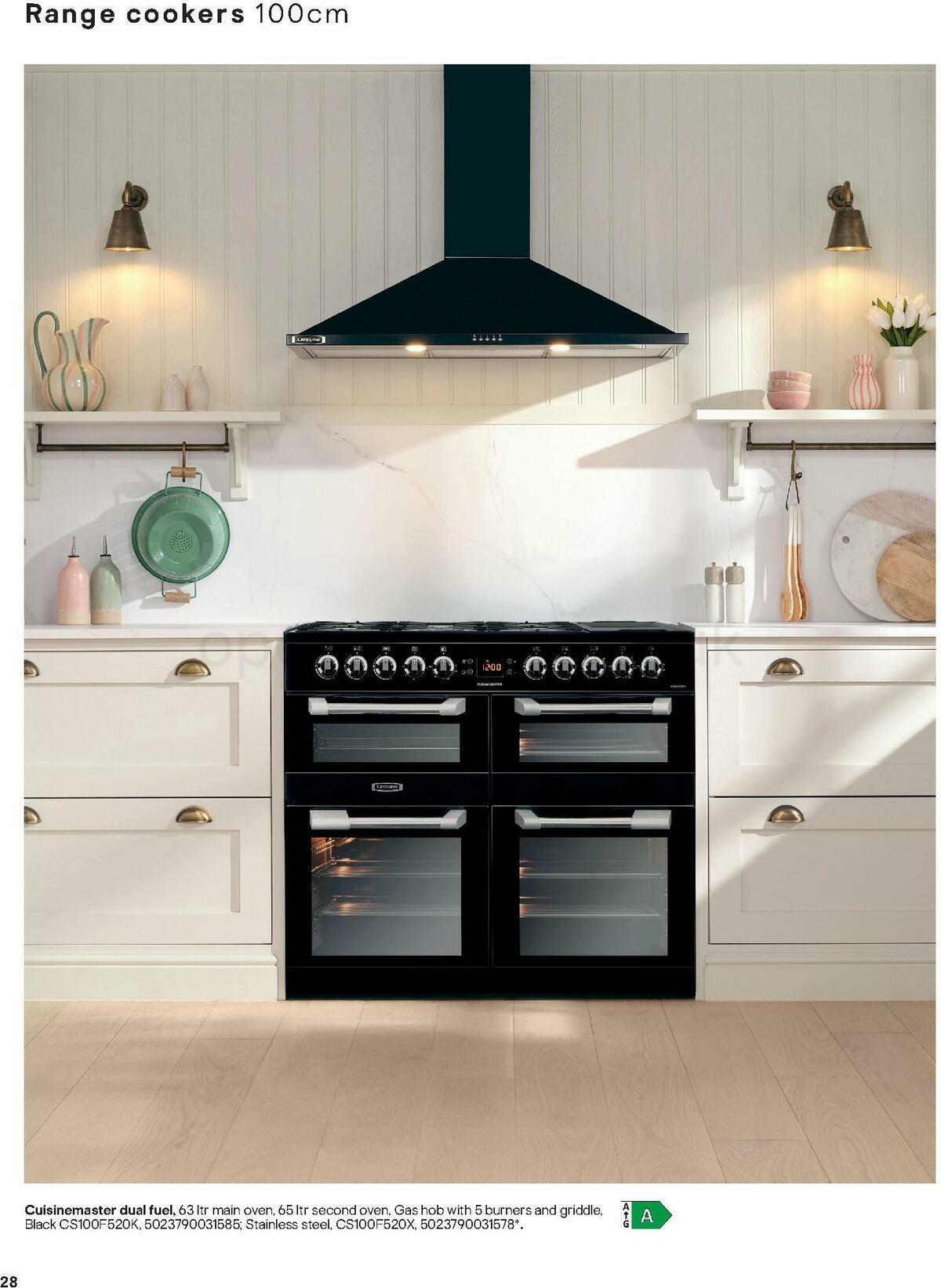 B&Q Kitchen Appliances Offers from 10 January