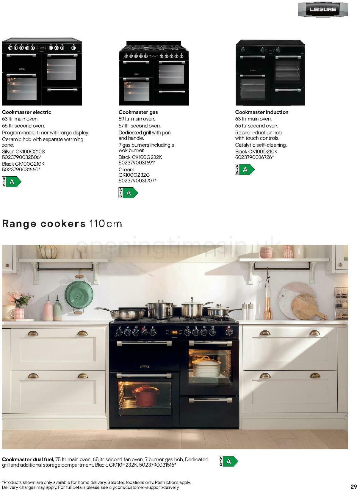 B&Q Kitchen Appliances Offers from 10 January