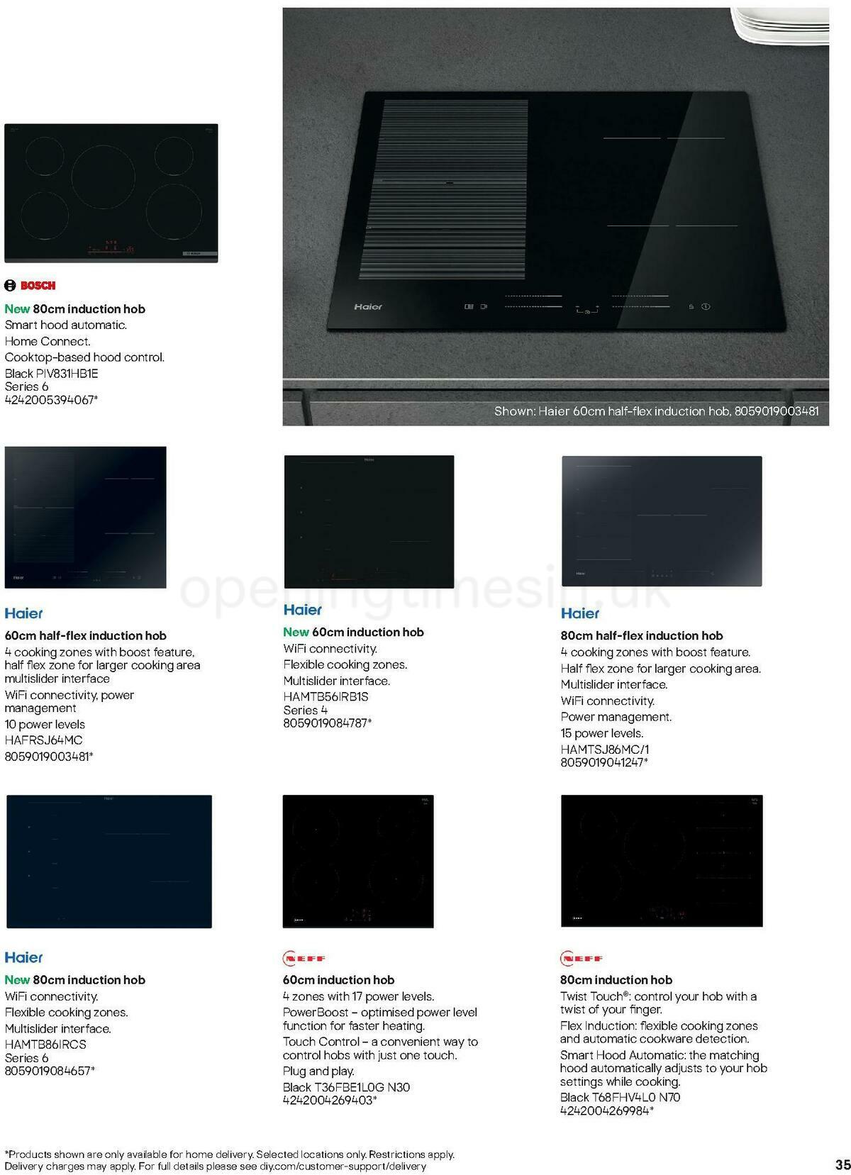 B&Q Kitchen Appliances Offers from 10 January