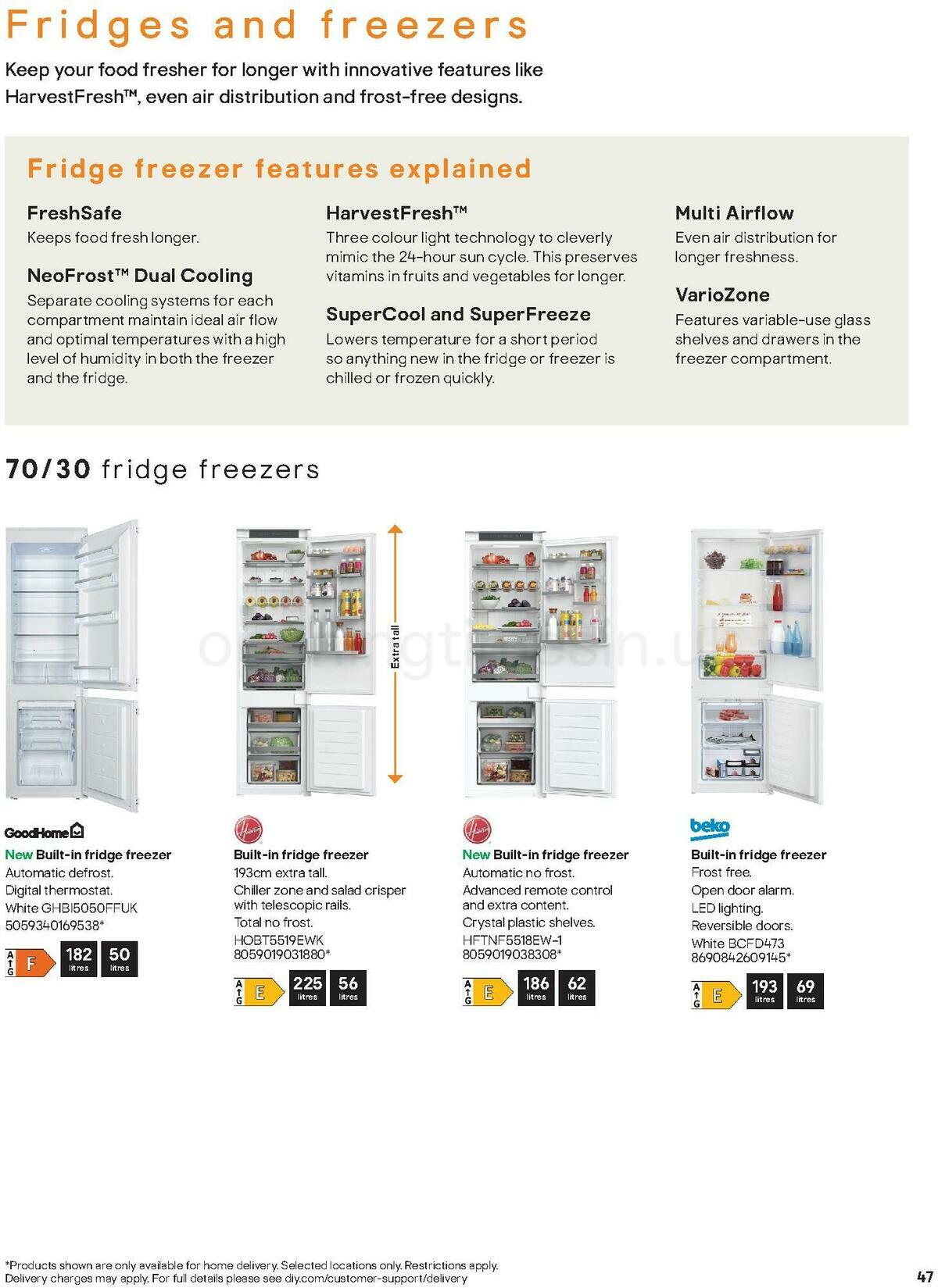 B&Q Kitchen Appliances Offers from 10 January