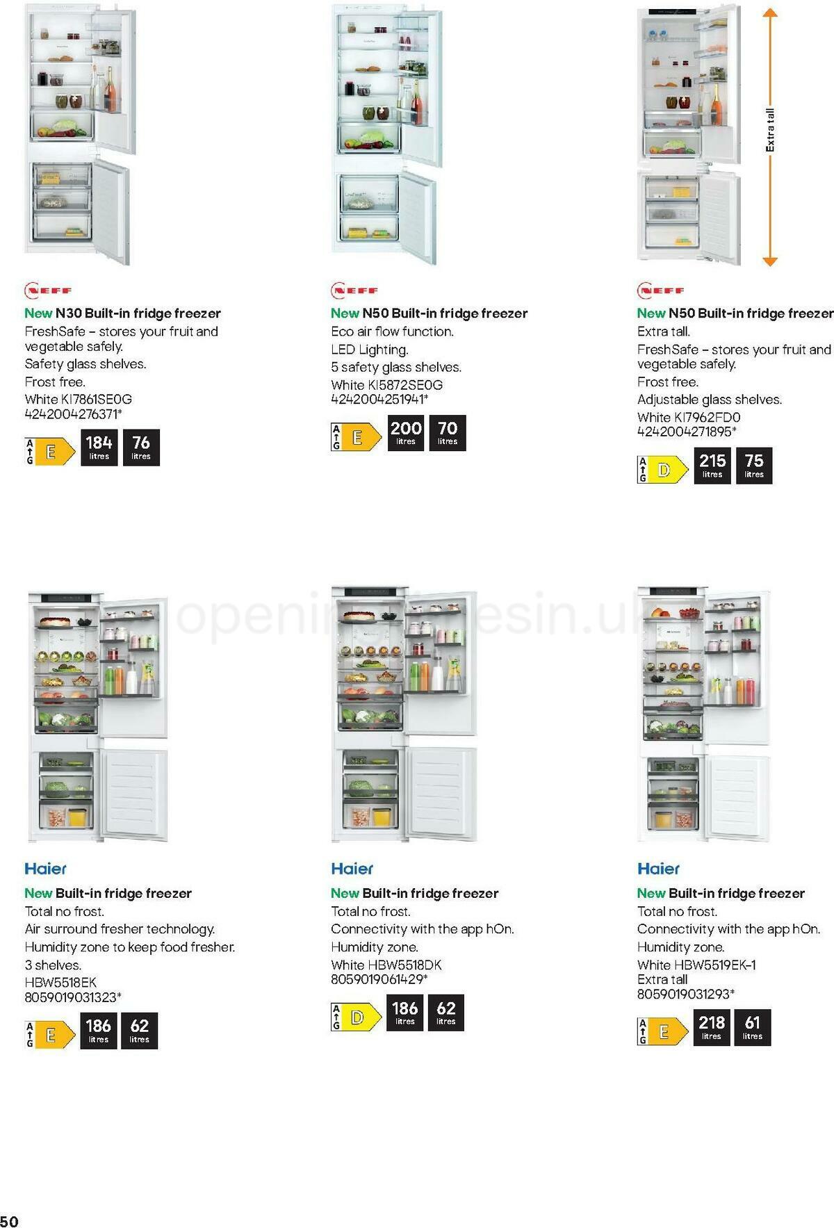 B&Q Kitchen Appliances Offers from 10 January