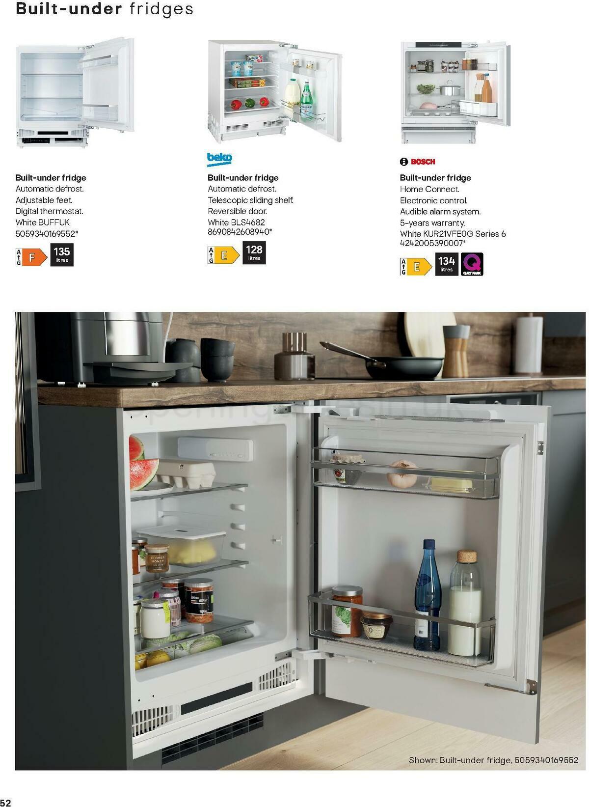 B&Q Kitchen Appliances Offers from 10 January
