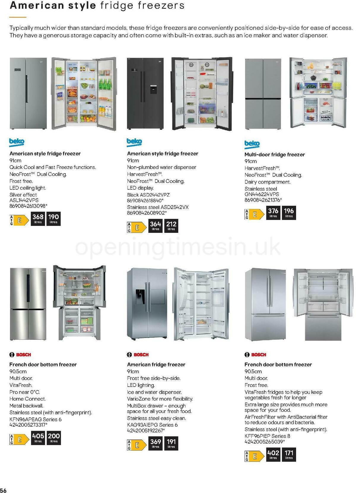 B&Q Kitchen Appliances Offers from 10 January