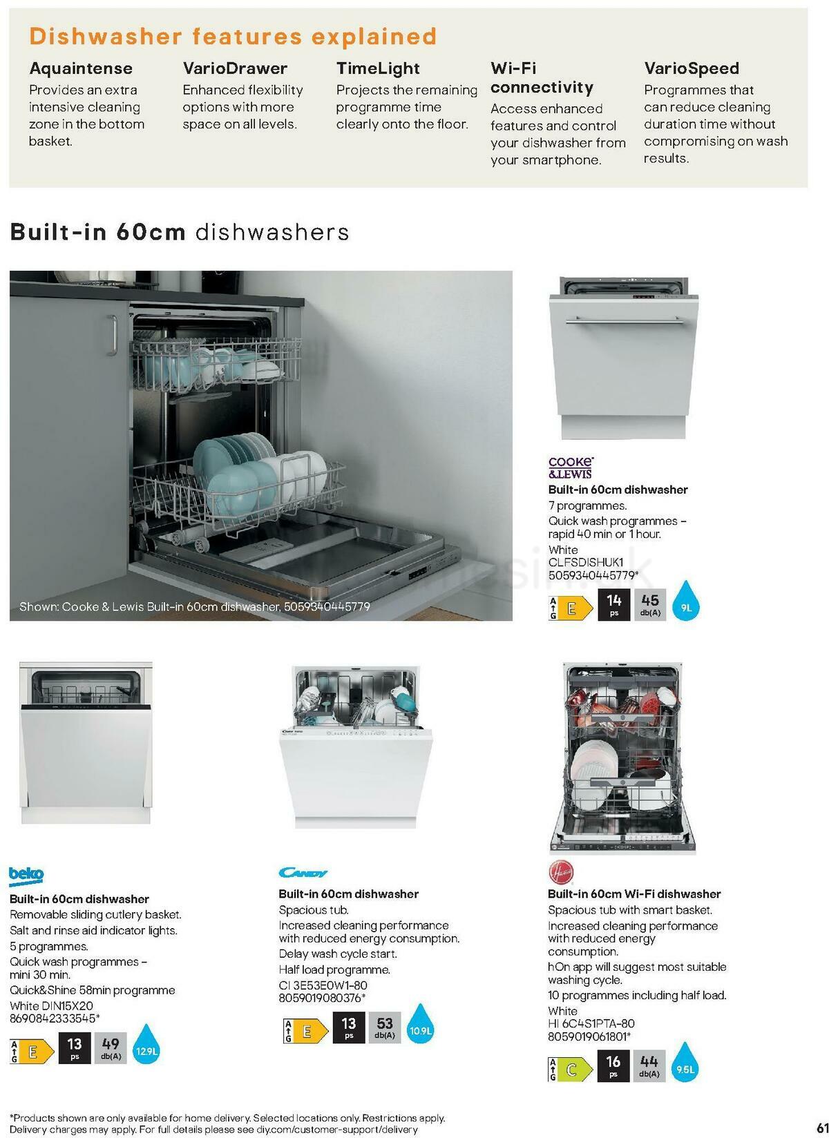 B&Q Kitchen Appliances Offers from 10 January