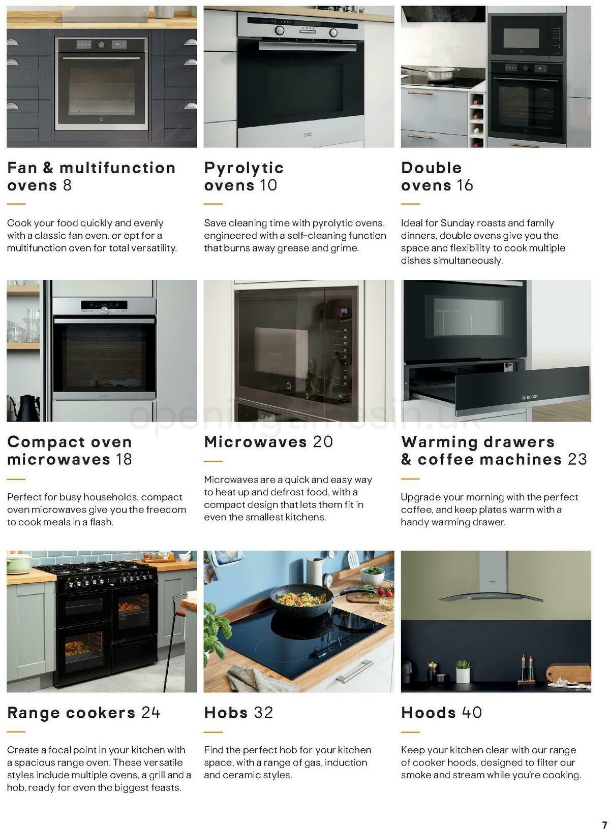 B&Q Kitchen Appliances Offers from 10 January