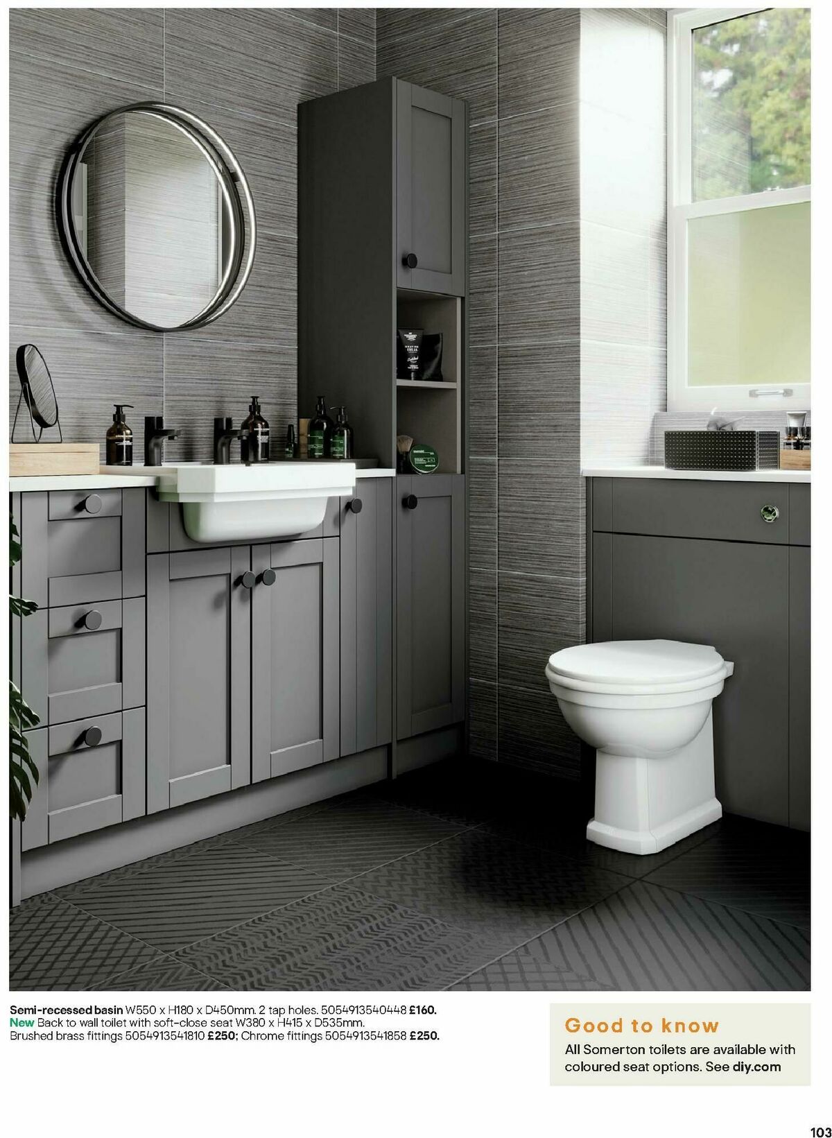 B&Q Bathrooms Offers from 1 December