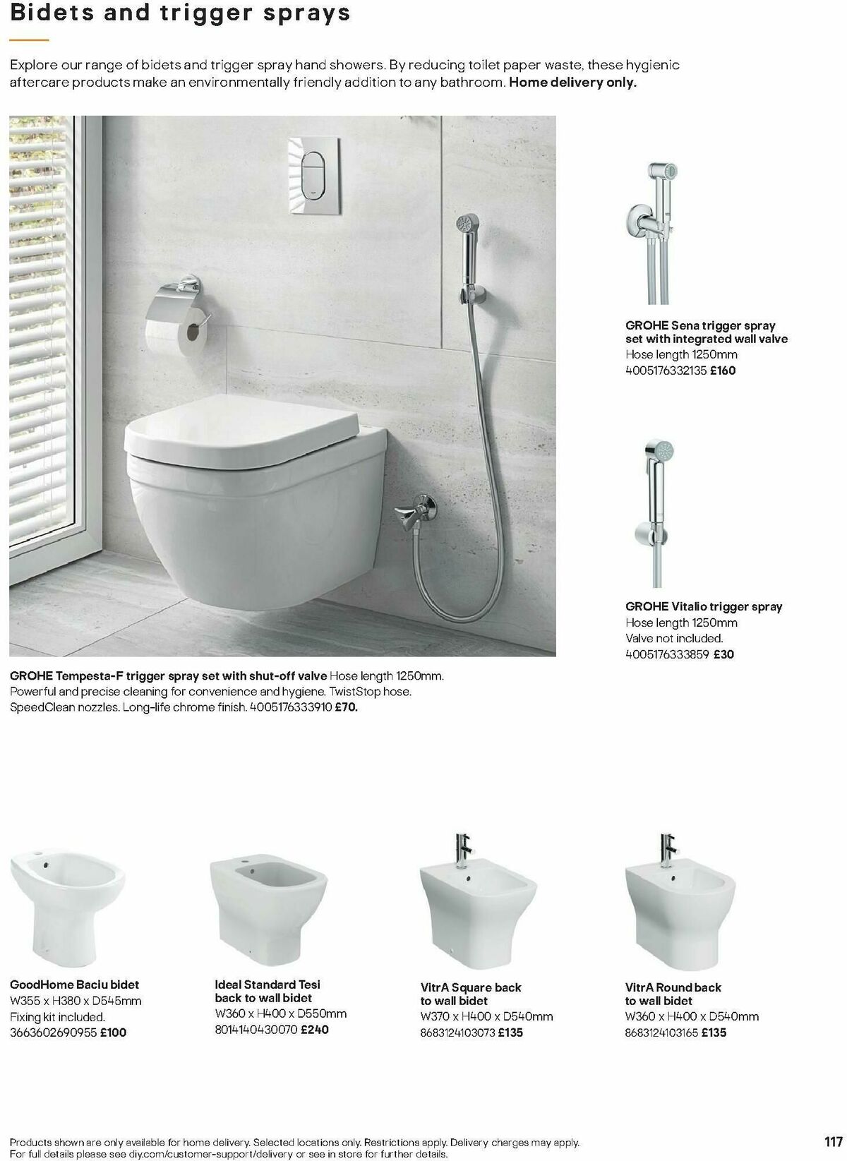 B&Q Bathrooms Offers from 1 December