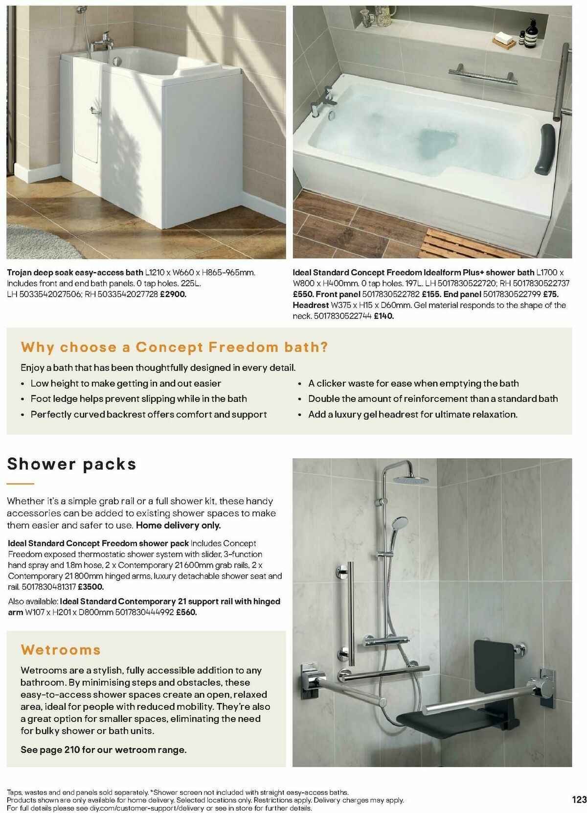 B&Q Bathrooms Offers from 1 December