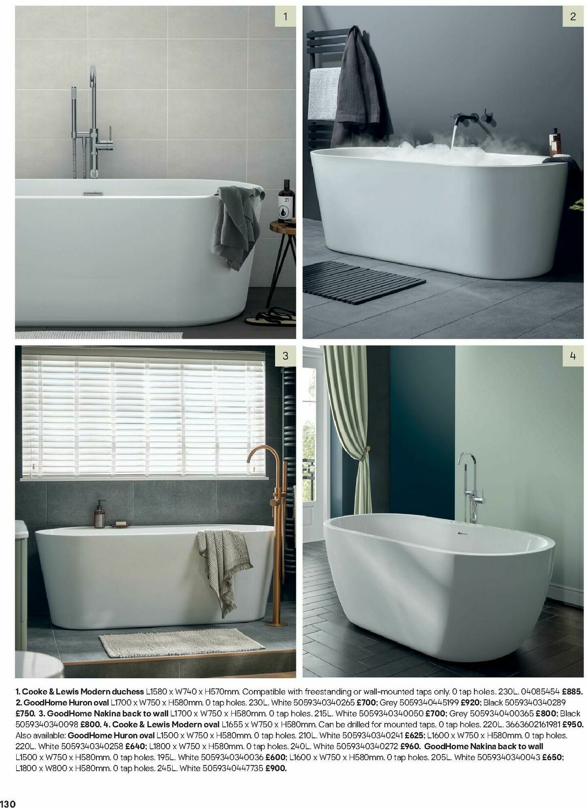 B&Q Bathrooms Offers from 1 December