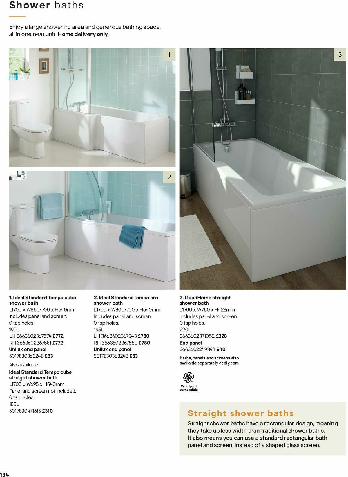 B&Q Bathrooms Offers from 1 December