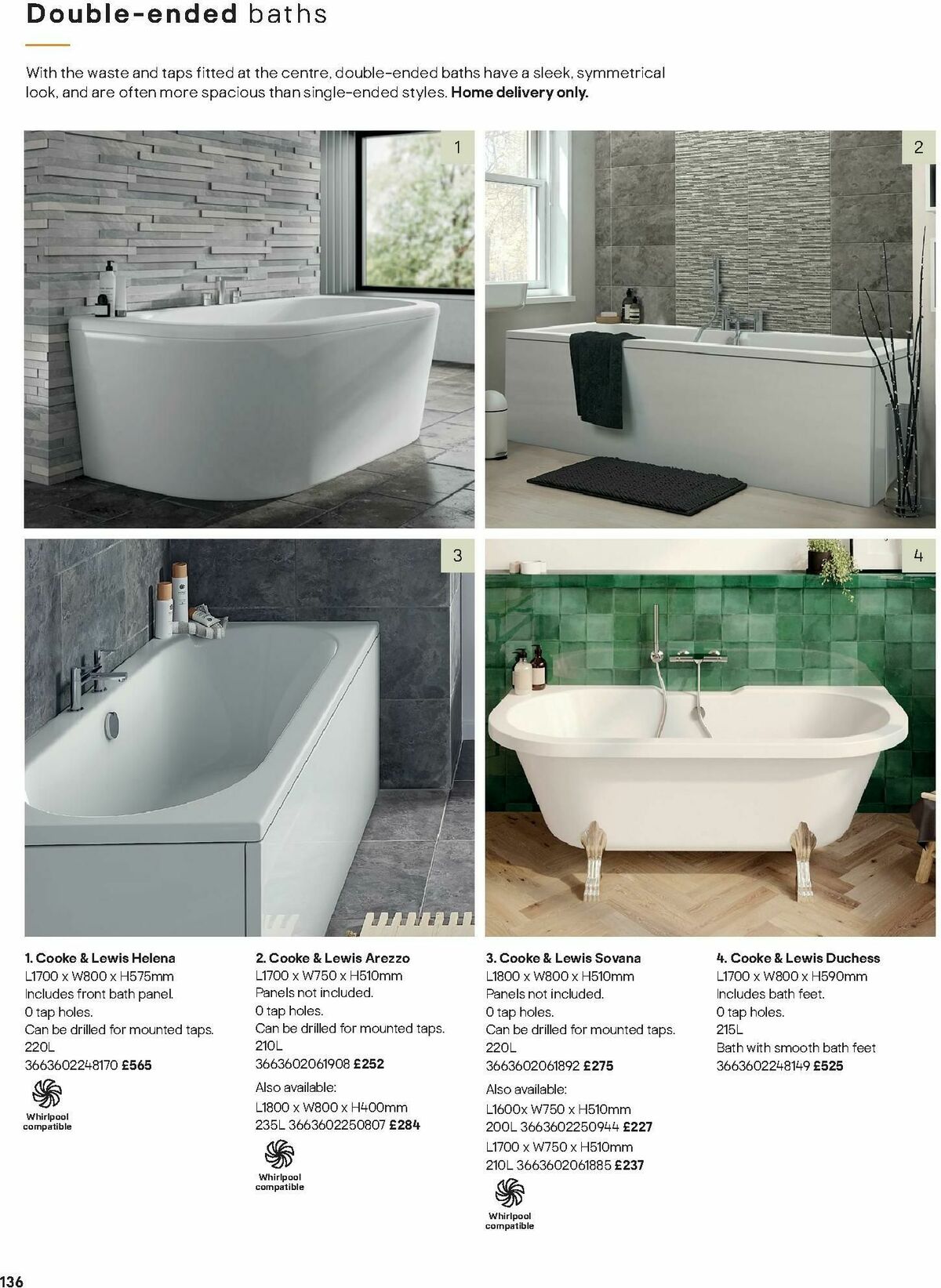 B&Q Bathrooms Offers from 1 December