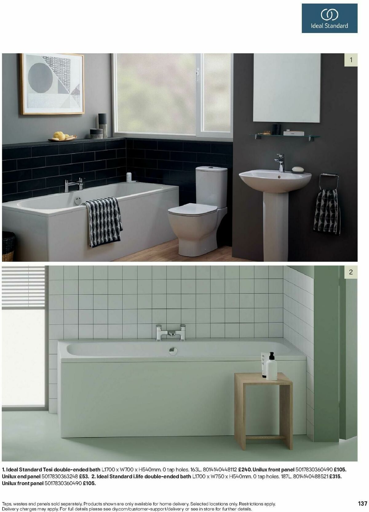 B&Q Bathrooms Offers from 1 December