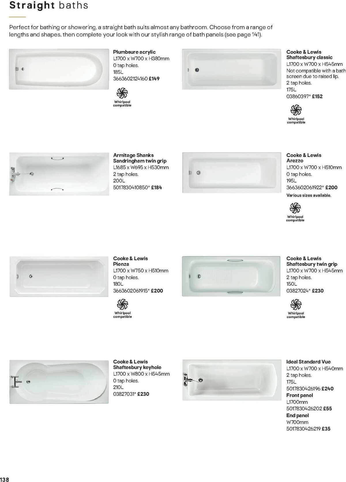 B&Q Bathrooms Offers from 1 December