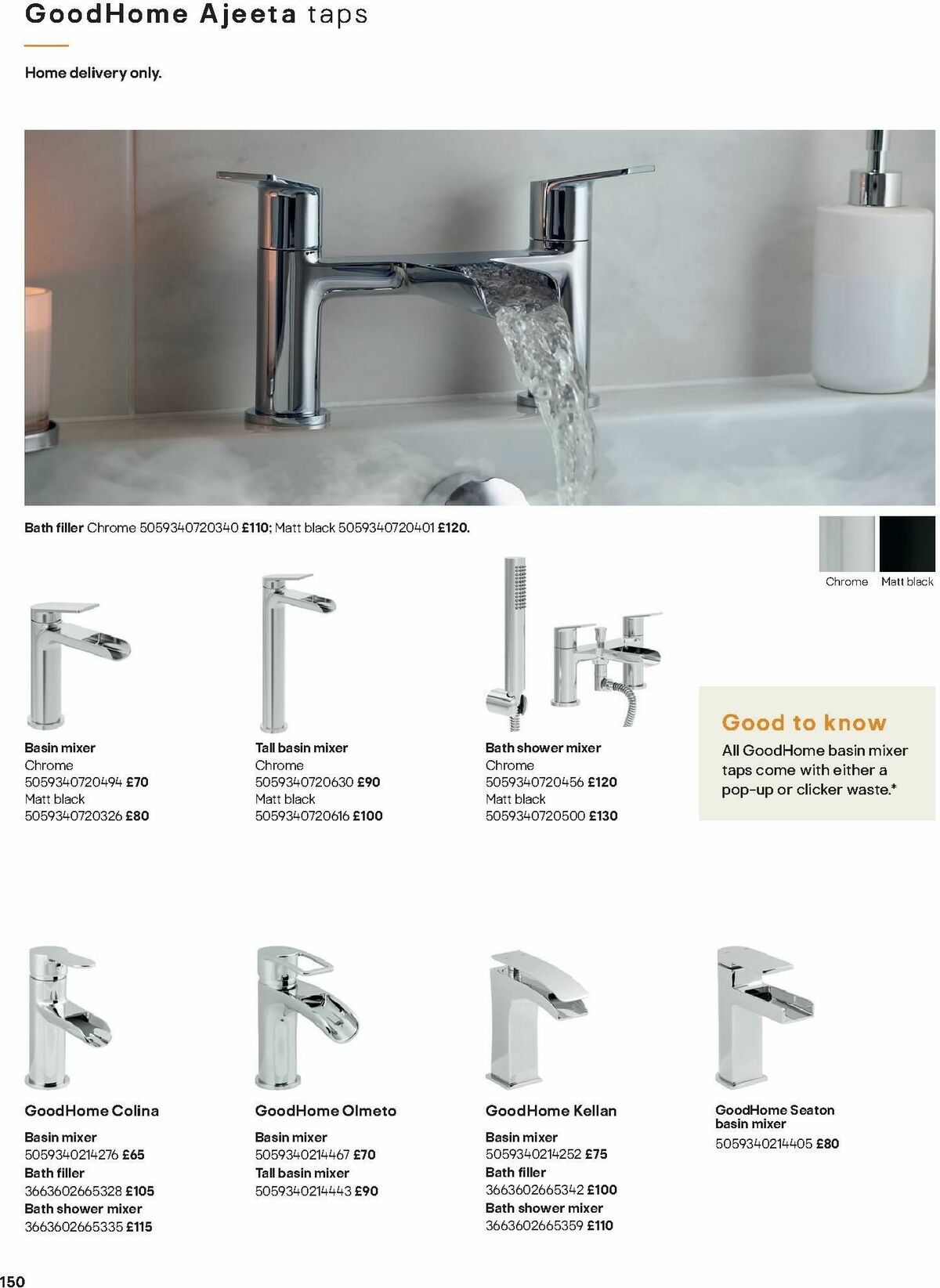 B&Q Bathrooms Offers from 1 December