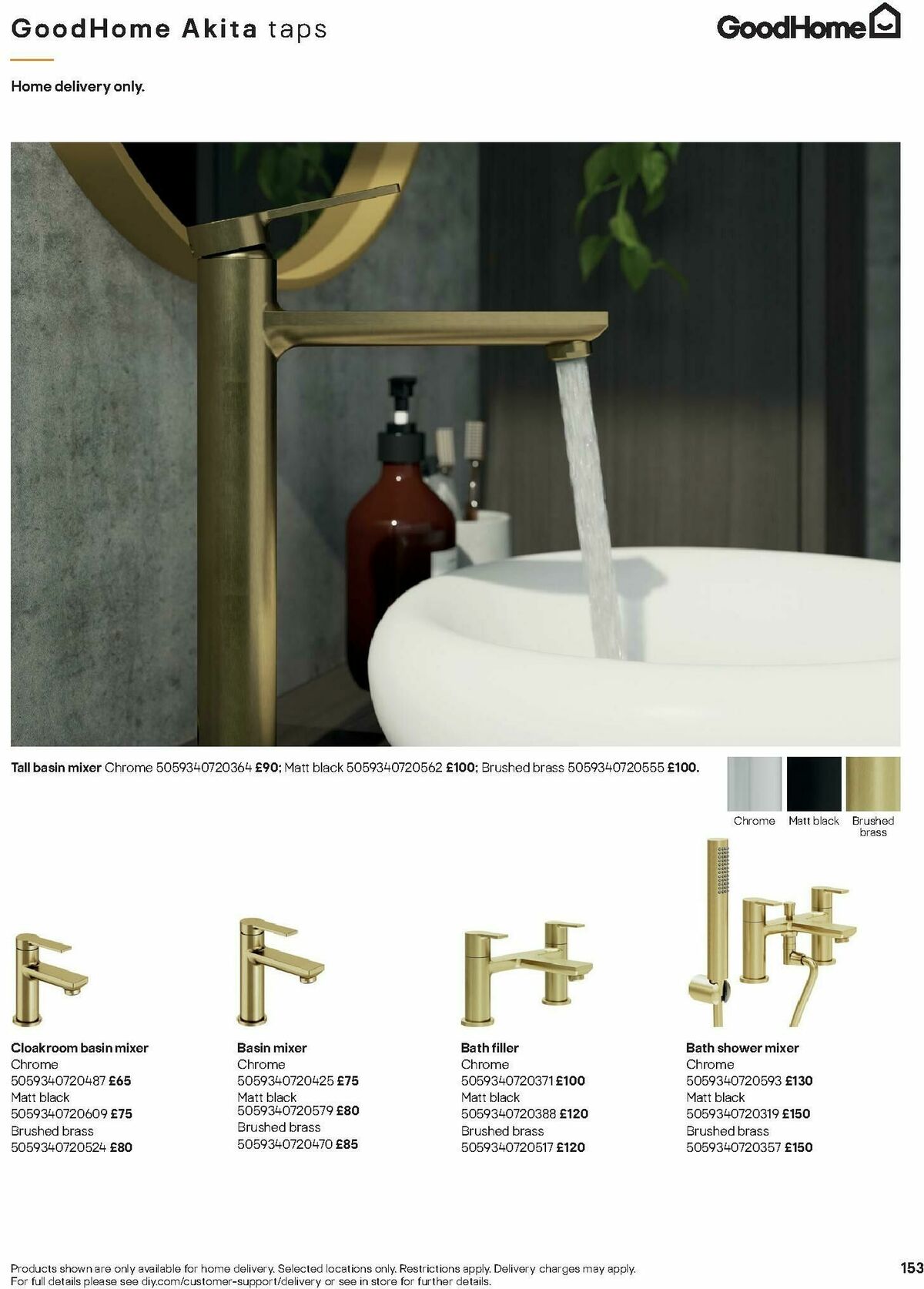 B&Q Bathrooms Offers from 1 December