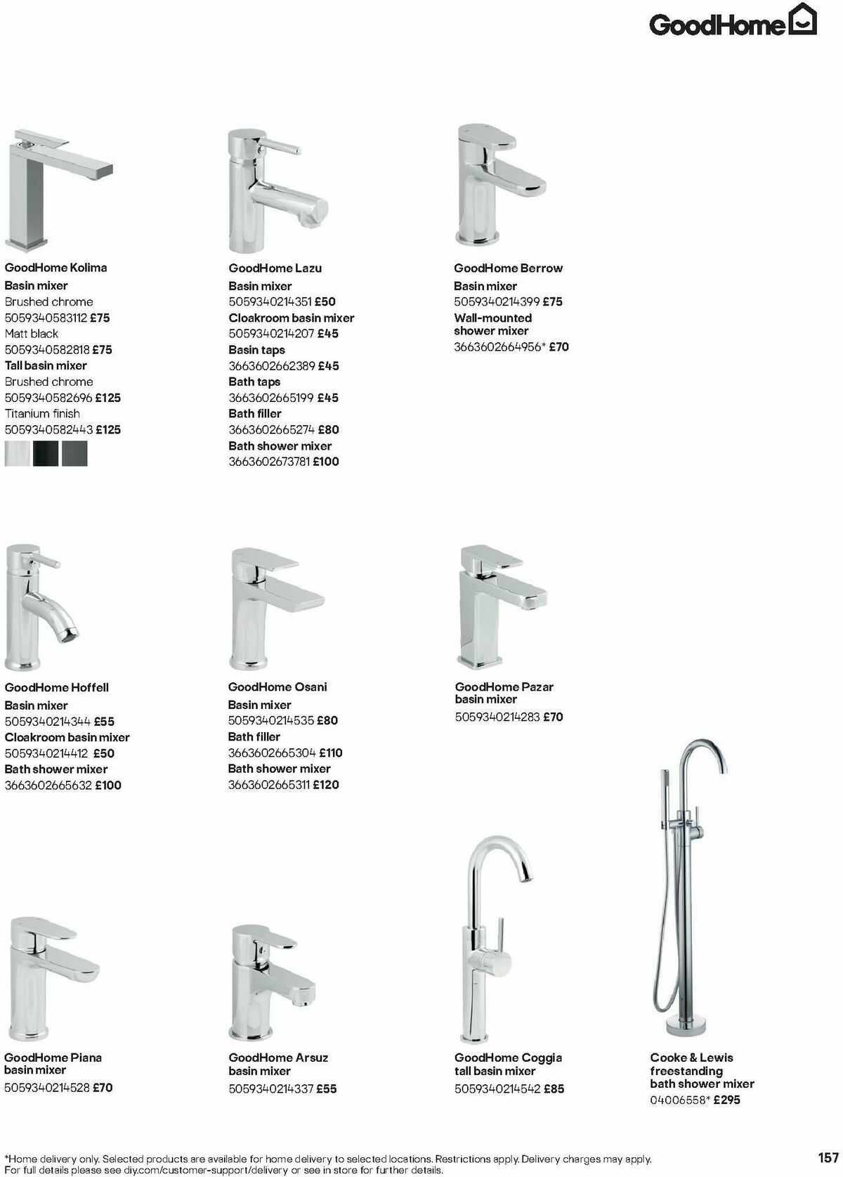 B&Q Bathrooms Offers from 1 December