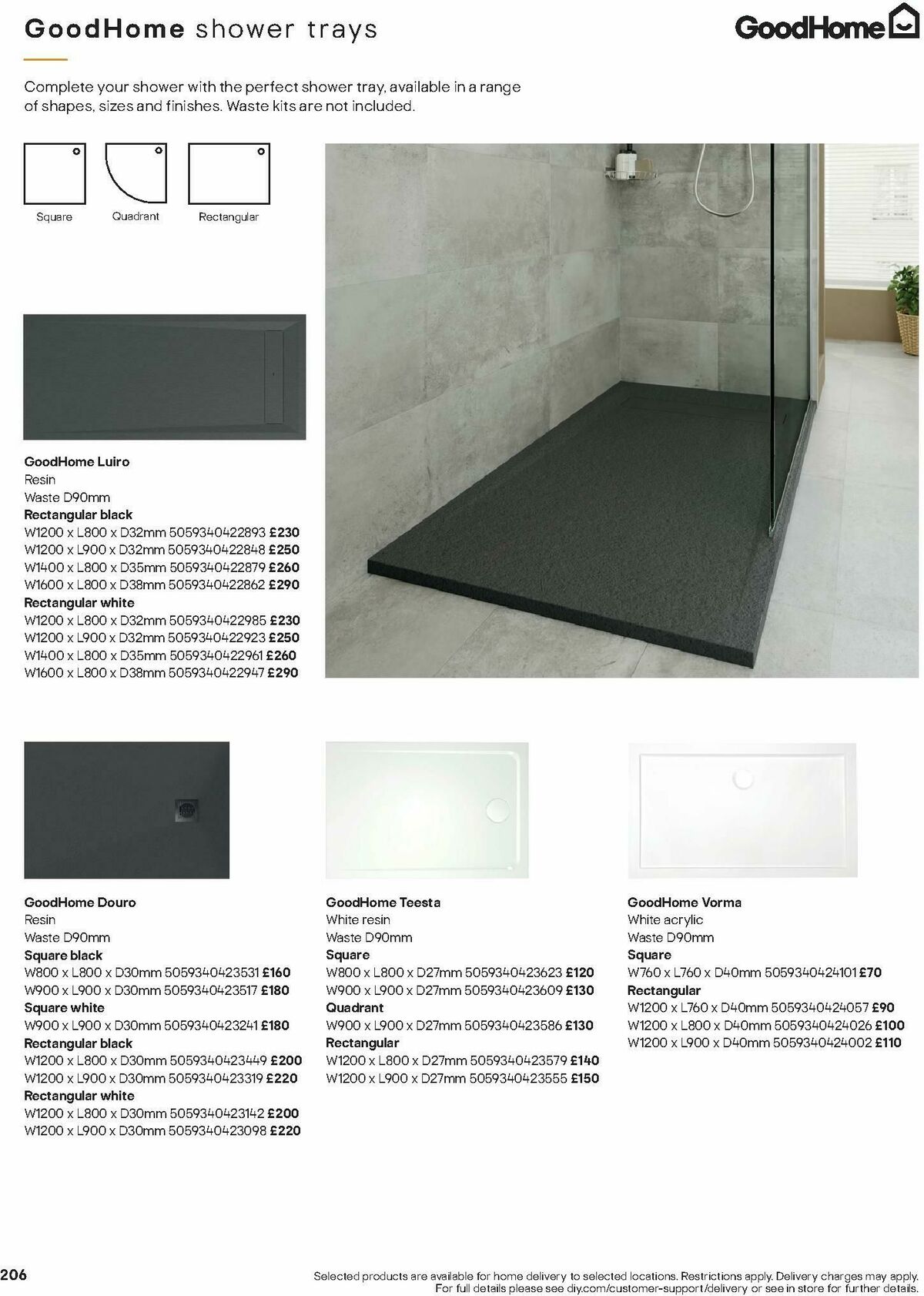 B&Q Bathrooms Offers from 1 December