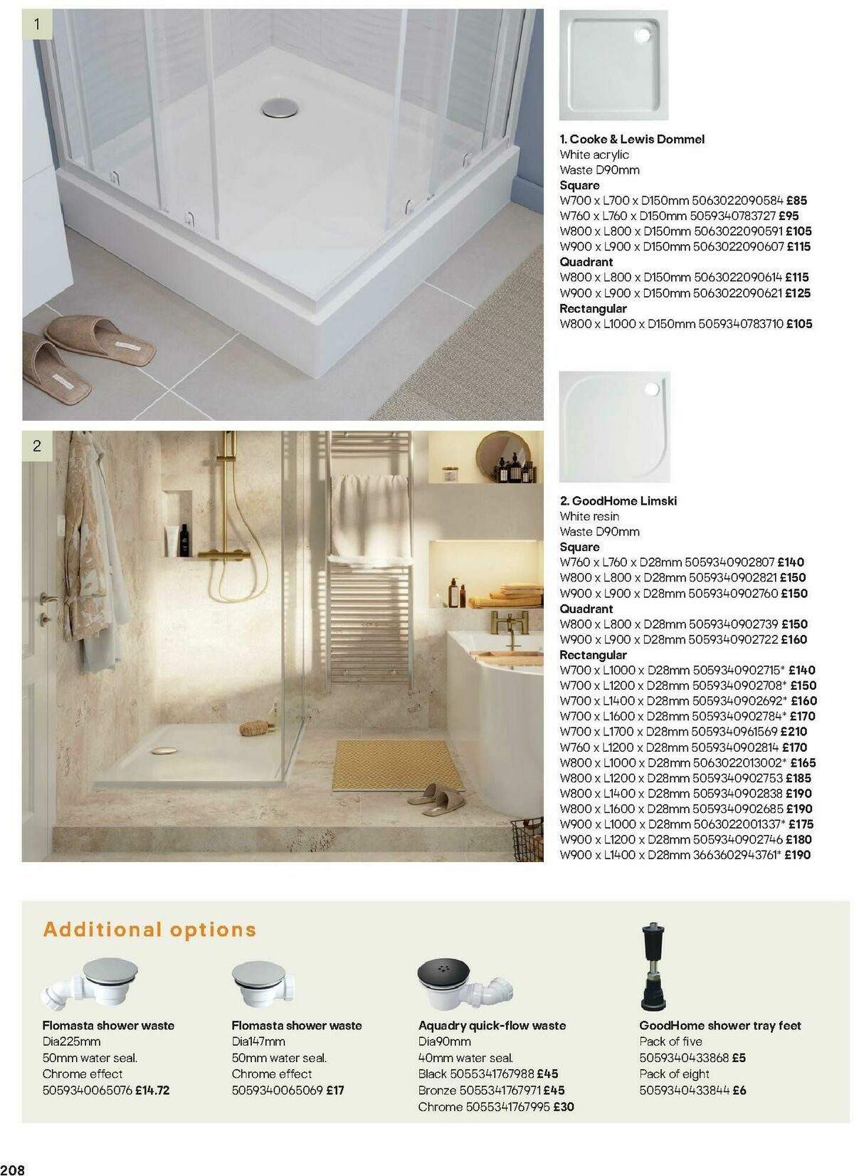 B&Q Bathrooms Offers from 1 December