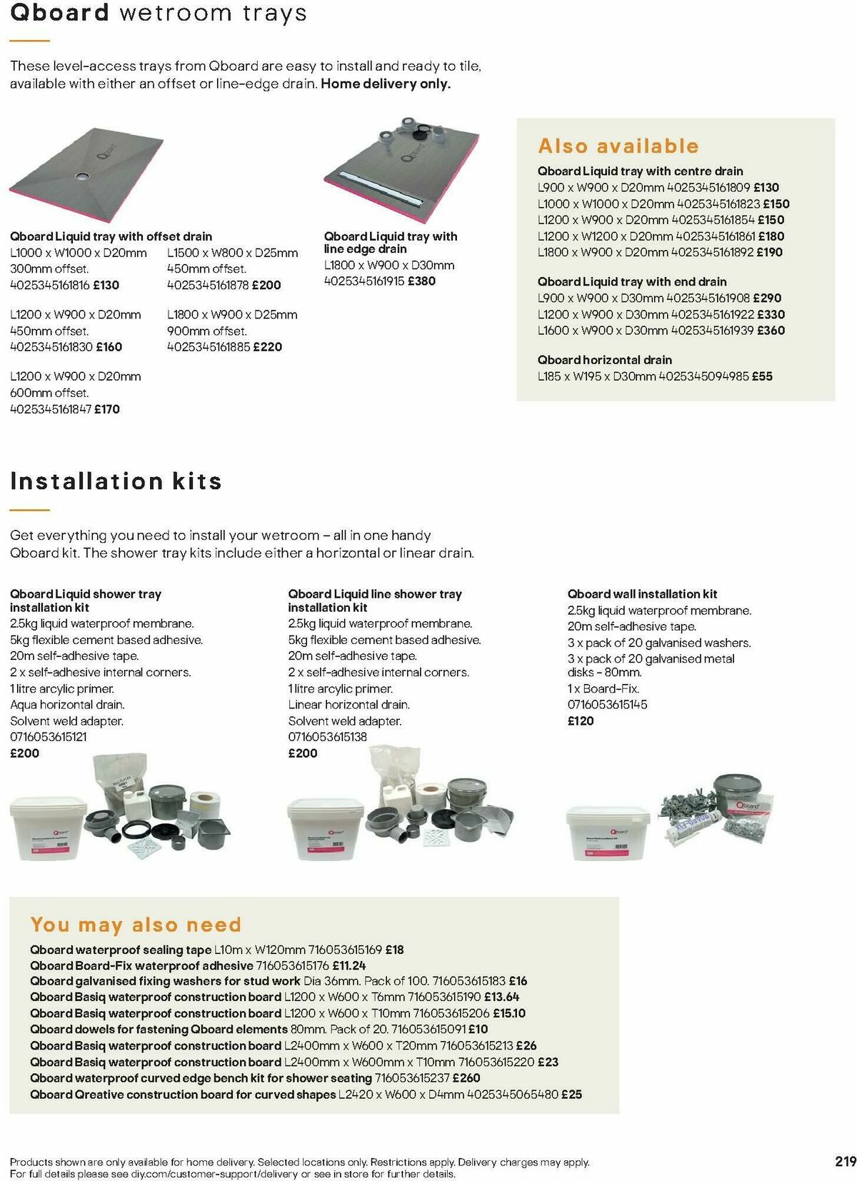 B&Q Bathrooms Offers from 1 December