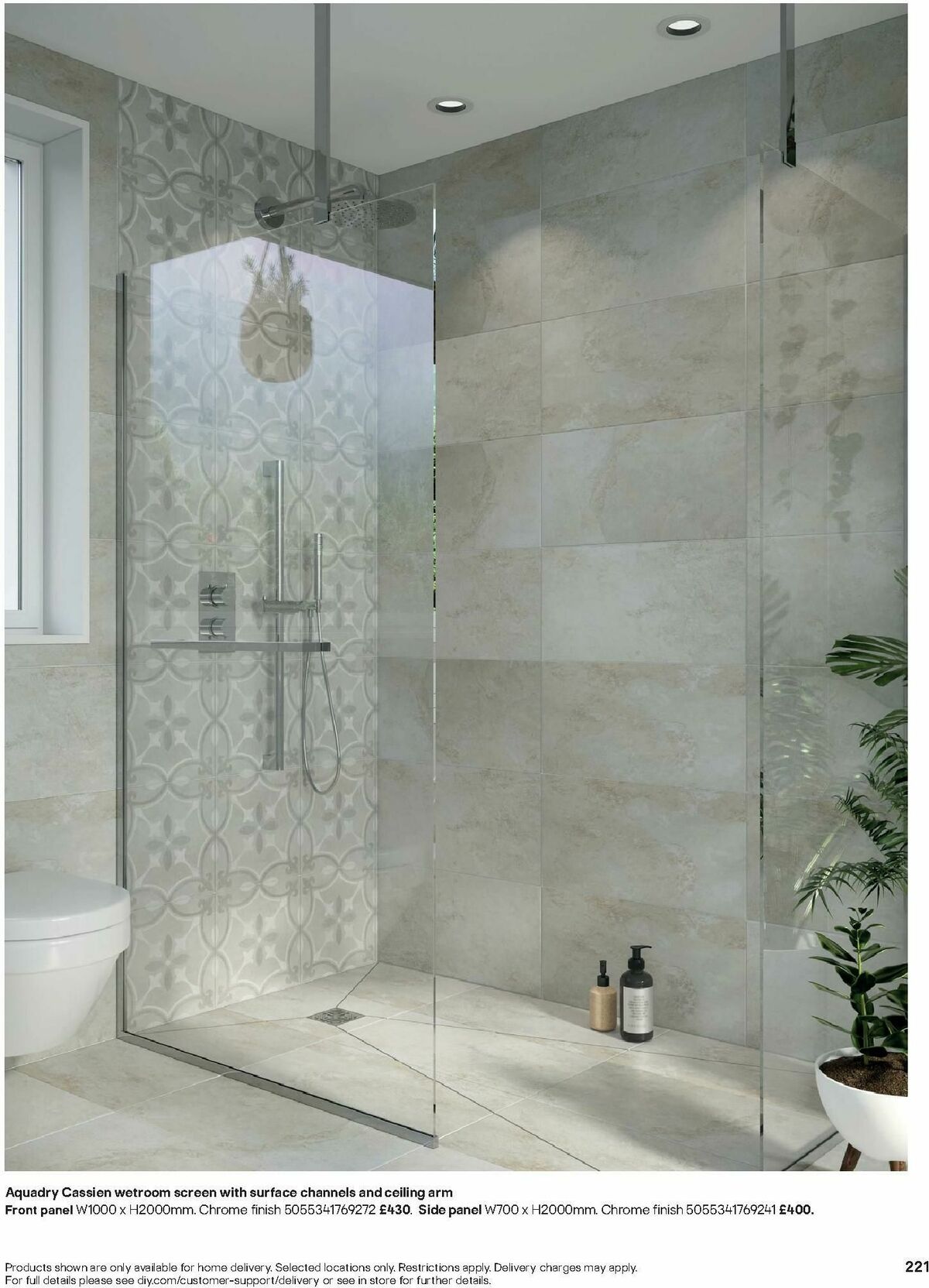 B&Q Bathrooms Offers from 1 December