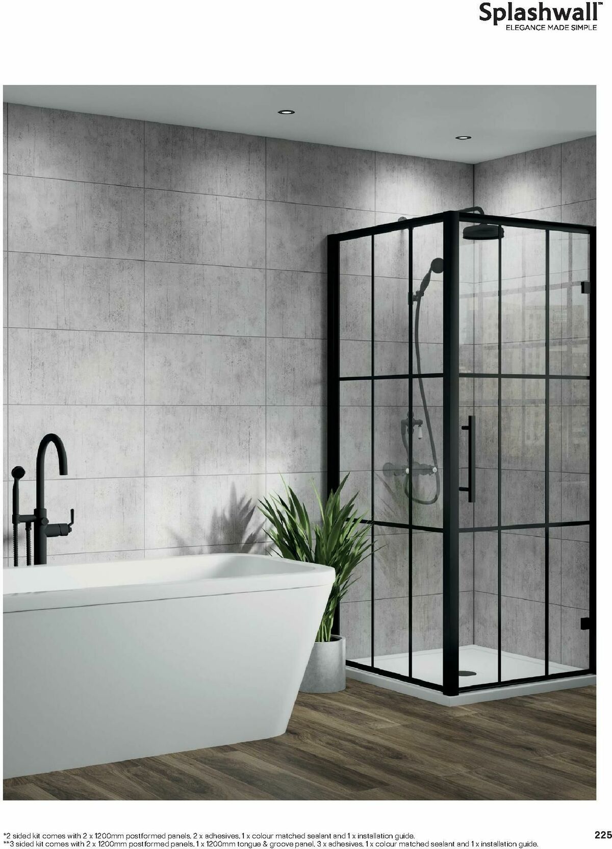 B&Q Bathrooms Offers from 1 December