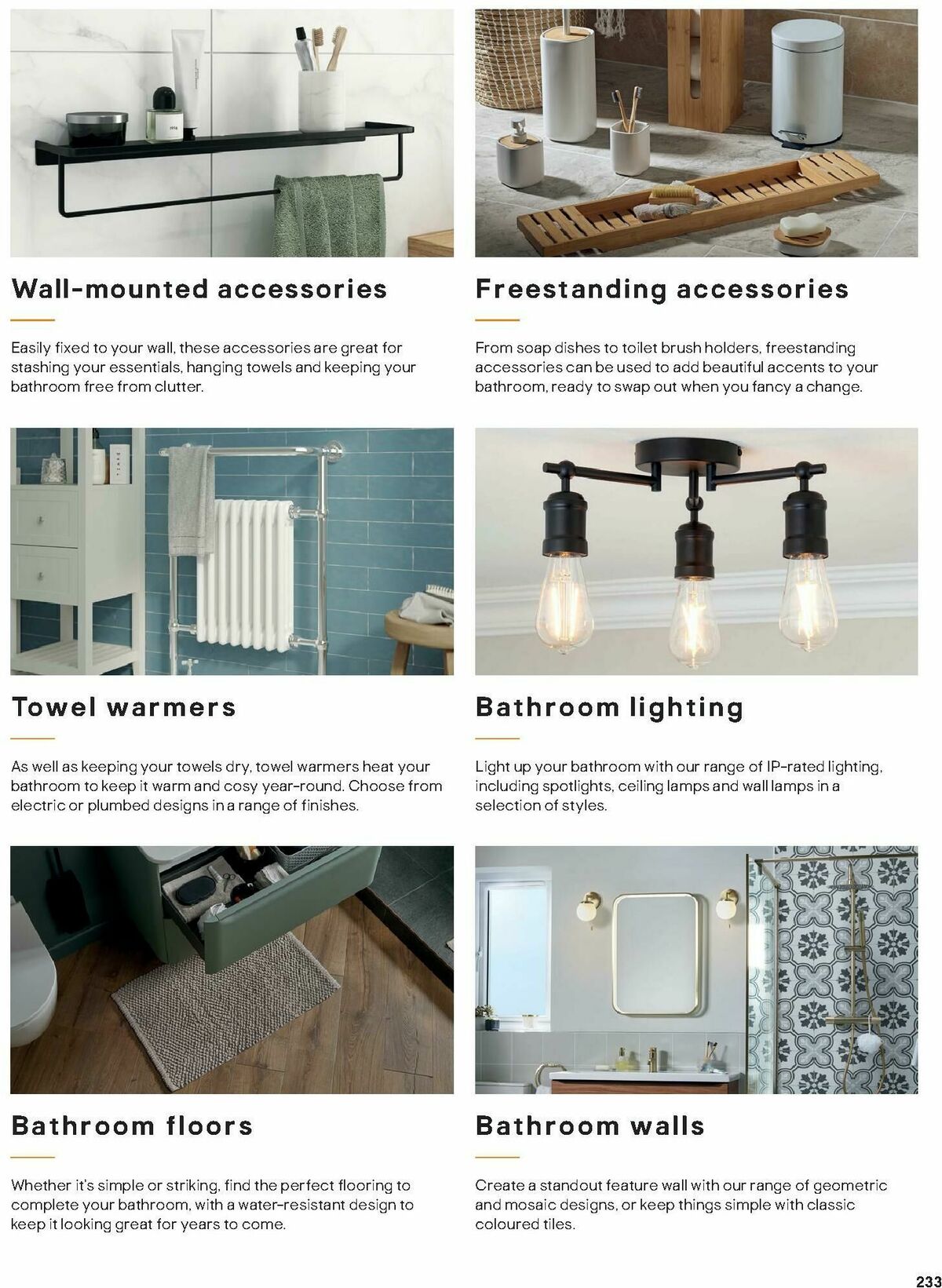 B&Q Bathrooms Offers from 1 December