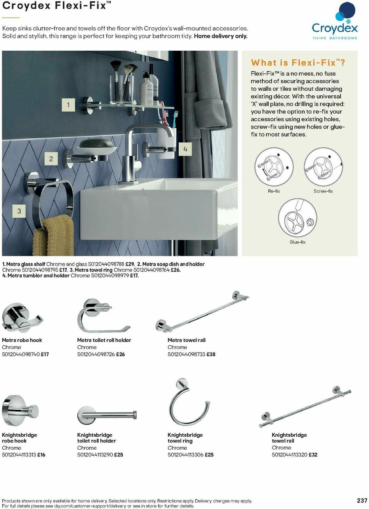 B&Q Bathrooms Offers from 1 December