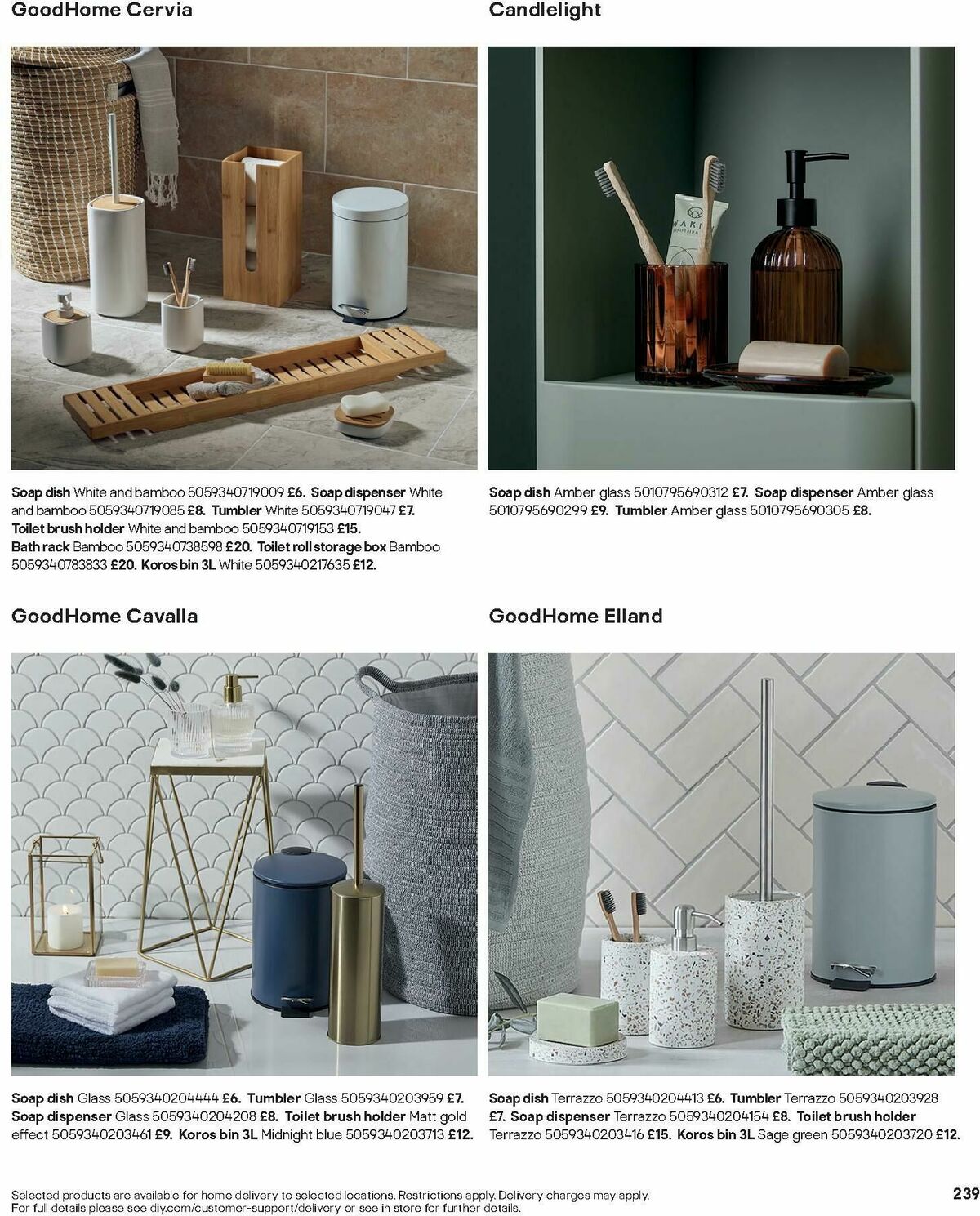 B&Q Bathrooms Offers from 1 December