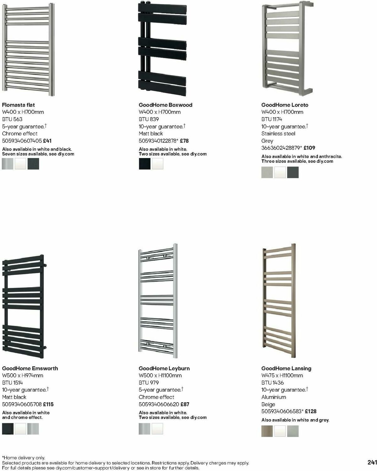 B&Q Bathrooms Offers from 1 December