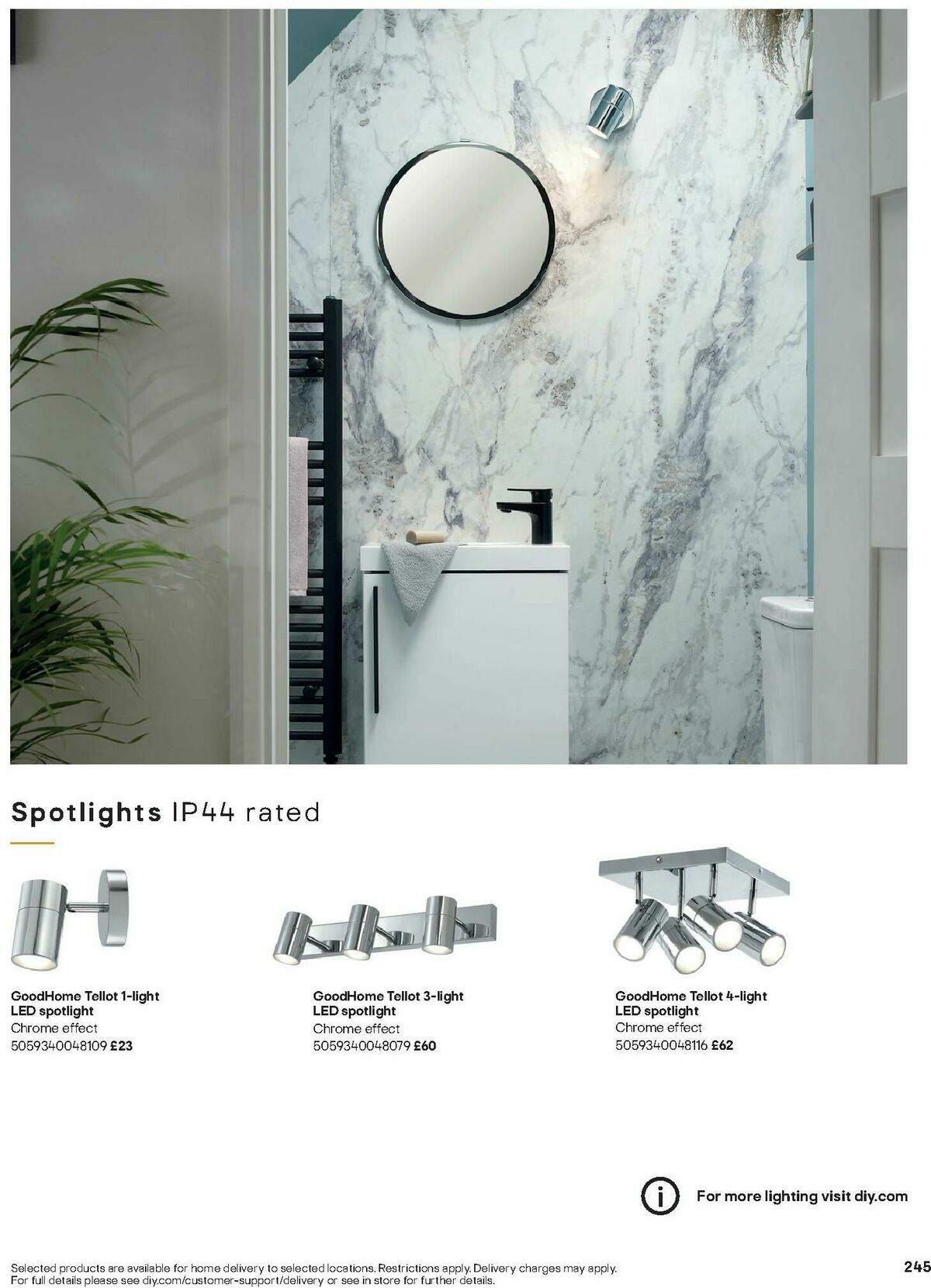 B&Q Bathrooms Offers from 1 December